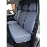 Mercedes Vito 2015 On Driver And Front Double Passenger Seat Covers - Grey
